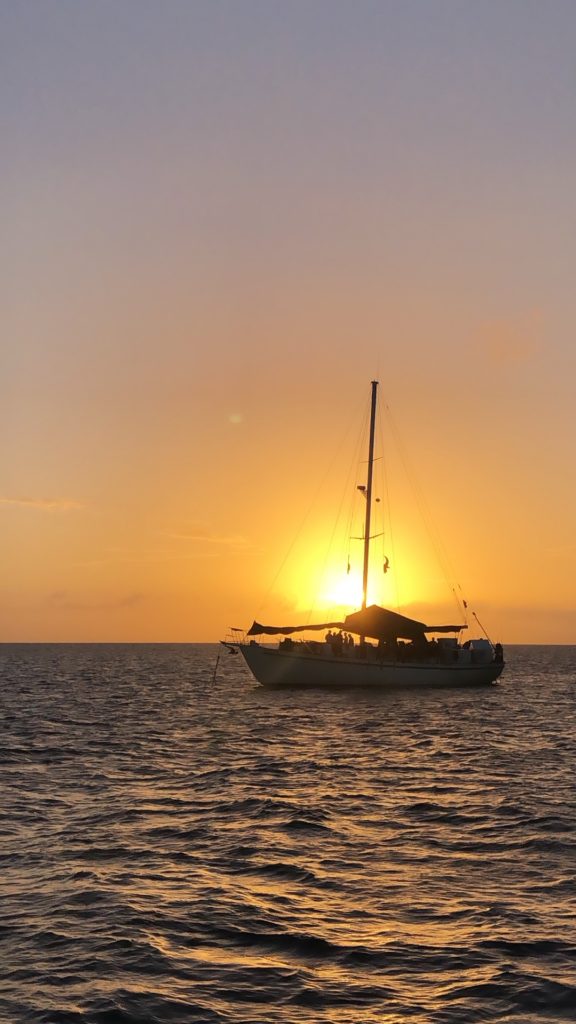 Sunset in Bahamas