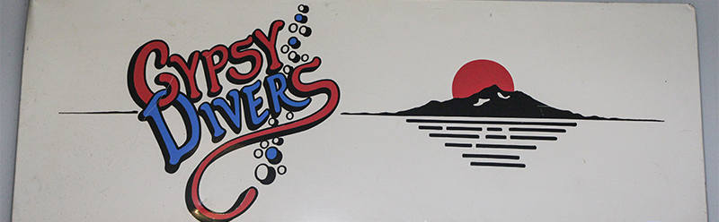 The original Gypsy Divers' logo from 1984